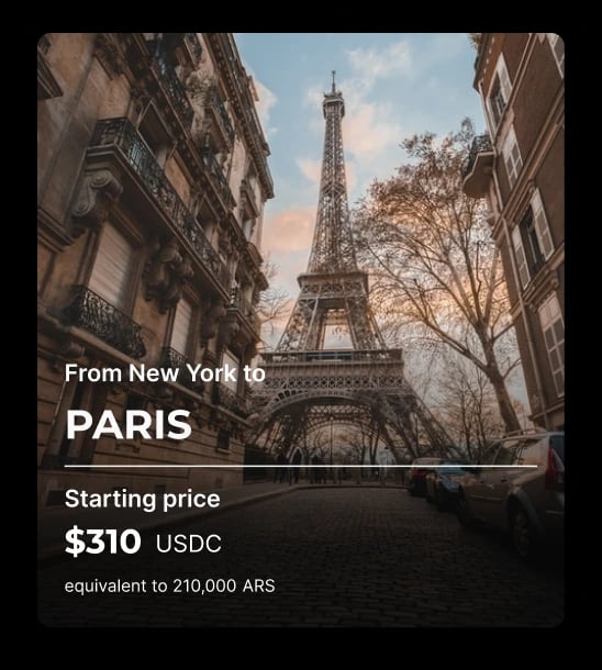 card flight destination