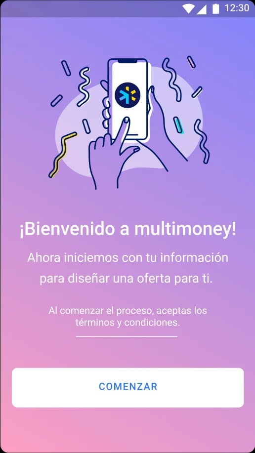 multimoney product screenshot