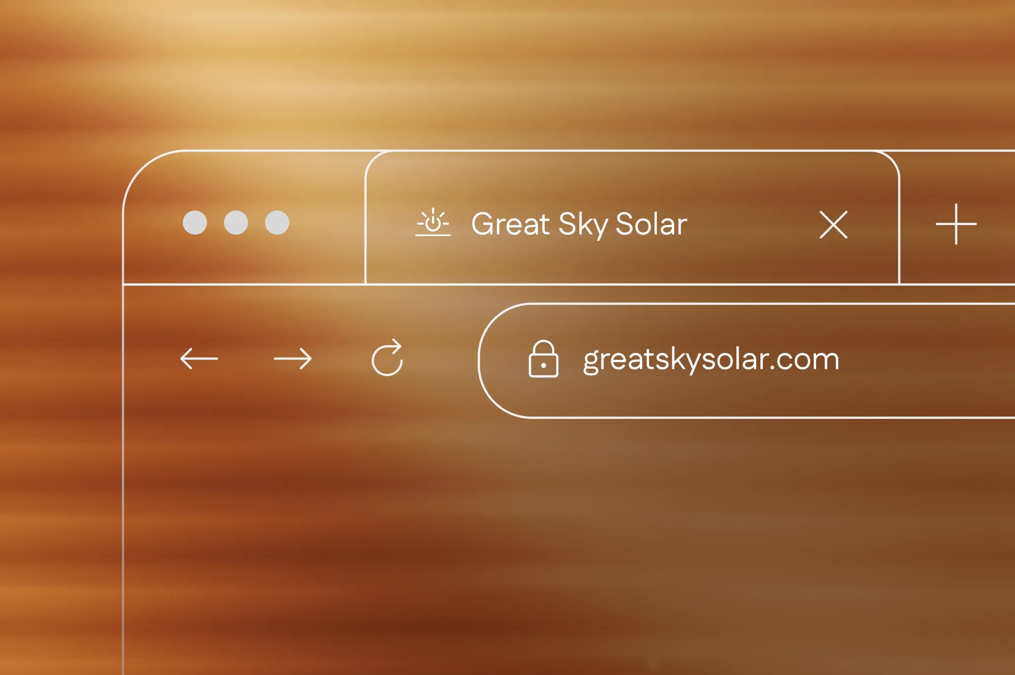 Great Sky Solar browser chrome