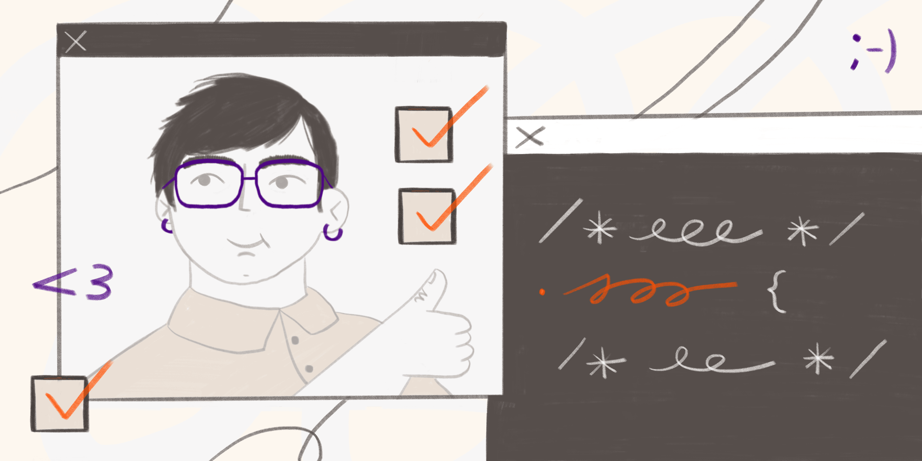 Es una ilustración de Luke, el dev que escribió el artículo. 